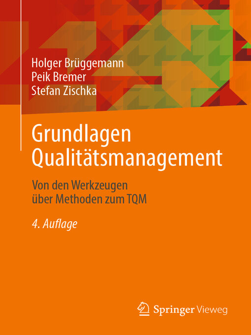 Title details for Grundlagen Qualitätsmanagement by Holger Brüggemann - Available